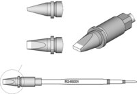 Soldering tip R245, chisel, 1.5 x 4 mm, R245001 #thumbnail-2