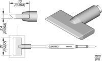 Lötspitze klingenförmig, Breite 21 mm, C245913 #thumbnail-1