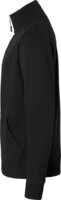 0202 Felpa con zip integrale, Unisex, Nero, S #thumbnail-4