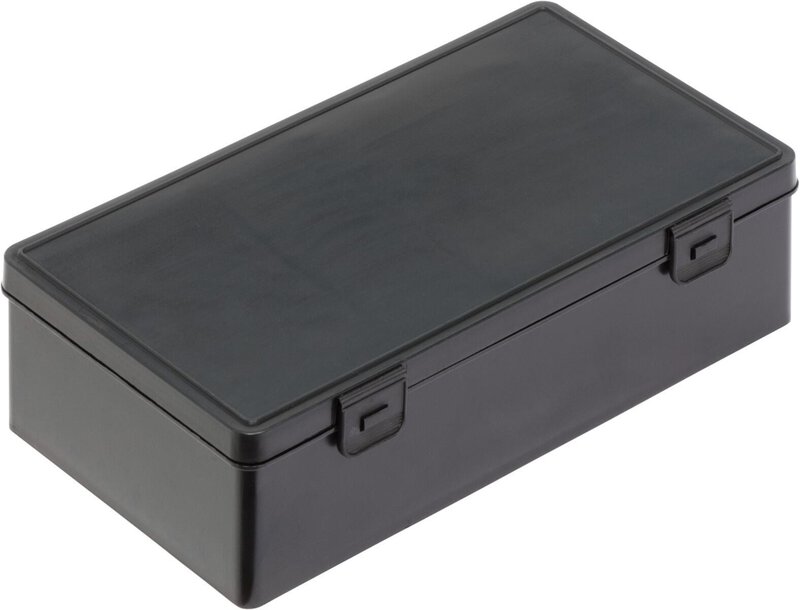 ESD hinged box FTB MC, black, 225 x 125 x 60 mm #1
