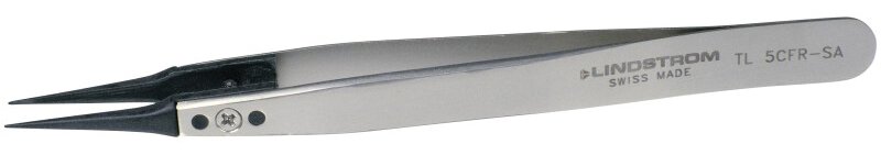Pinzette mit austauschbaren Fiberglas-Spitzen, fein, 130 mm #zoom-1