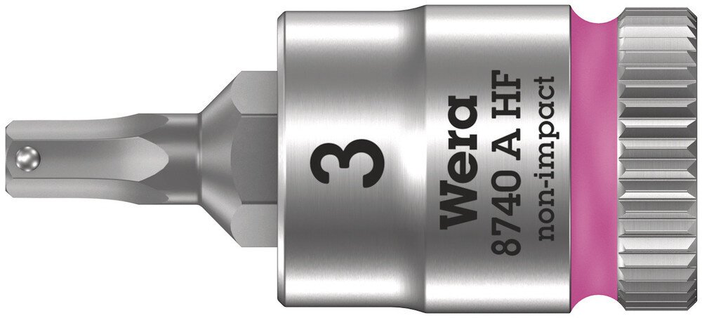 Bitsleutel met aandrijving 1/4", met vasthoudfunctie voor binnenzeskantschroeven, 3 x 28 mm #zoom-1