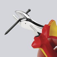 X-Cut® Kompakt-Seitenschneider hochübersetzt, isoliert, mit Mehrkomponenten-Hüllen, VDE-geprüft, verchromt, 160 mm (SB-Karte/Blister) #thumbnail-6