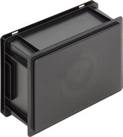 ESD Behälter New Box NB MC, Griffleisten, schwarz, 400 x 300 x 170 mm #thumbnail-2