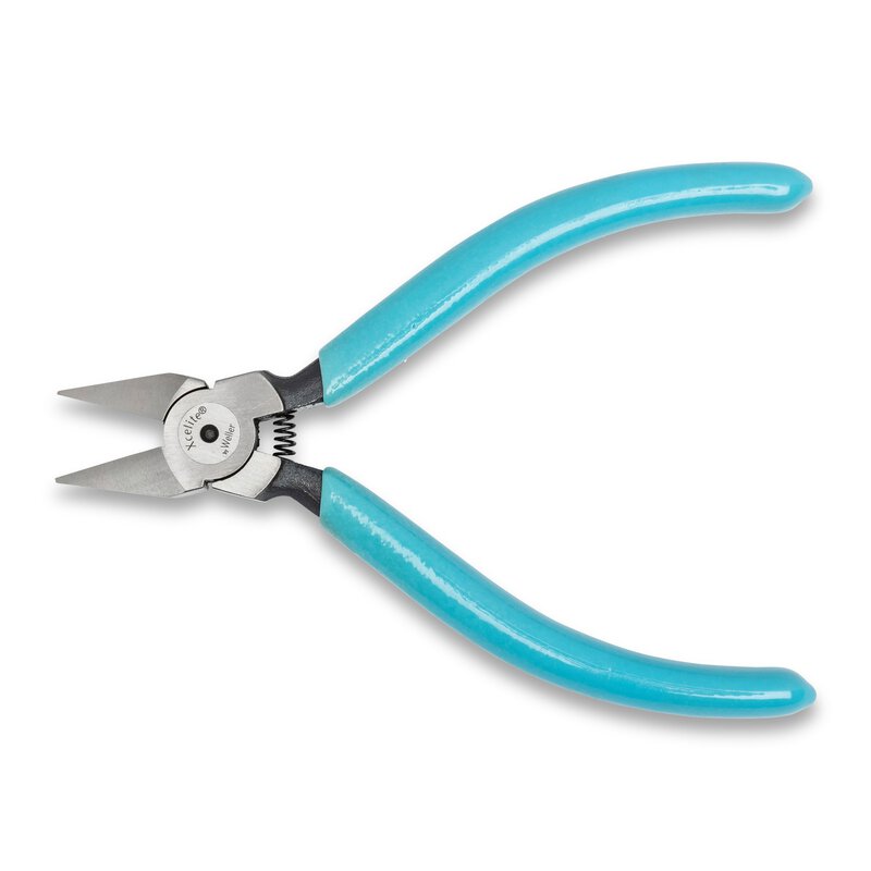 Weller Xcelite 5" ESD-safe, flush, tapered diagonal cutter with relieved head #1