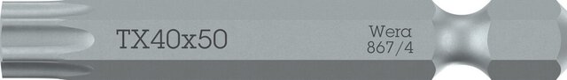 867/4 Z TX 6 x 50 mm, punta per cacciavite Torx T6
