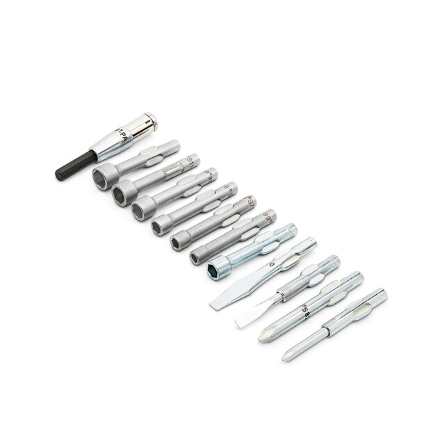 Set di cacciaviti e chiavi a bussola Weller Xcelite da 12 pezzi con adattatore per elettroutensili