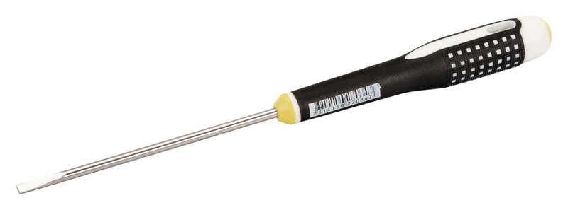 ERGO™ Edelstahl-Schlitzschraubendreher mit gerader Spitze und 3-Komponentengriff, 0,6 mm × 3,5 mm × 75 mm #1
