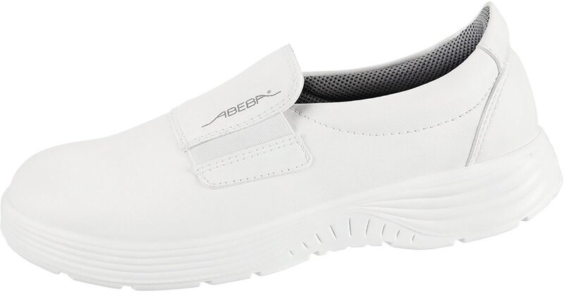 Slipper white - 44, 711028 safety shoes x-light ladies / gents, S2