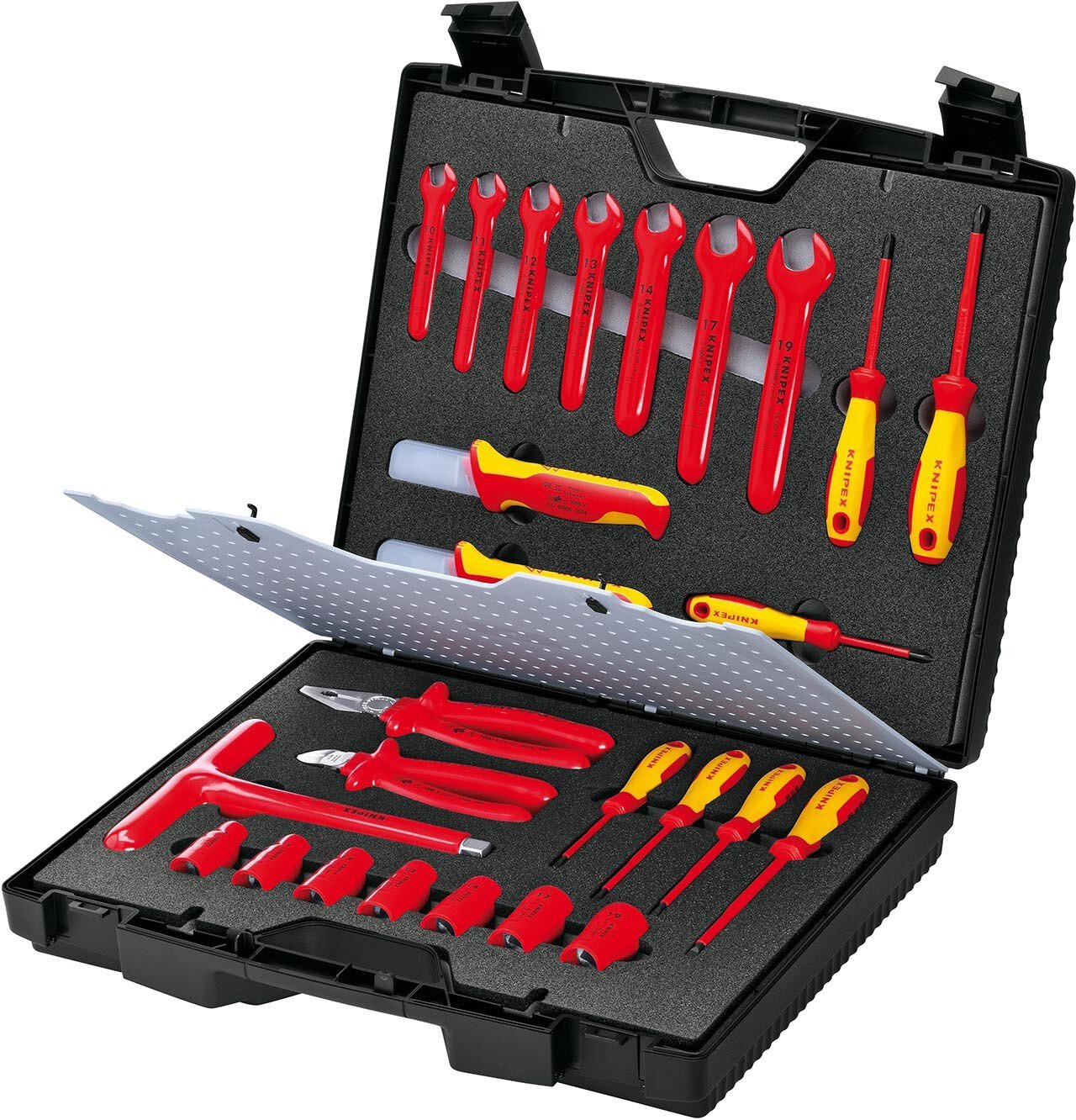 Standard case, 26-piece, with insulated tools for working on electrical systems #zoom-1