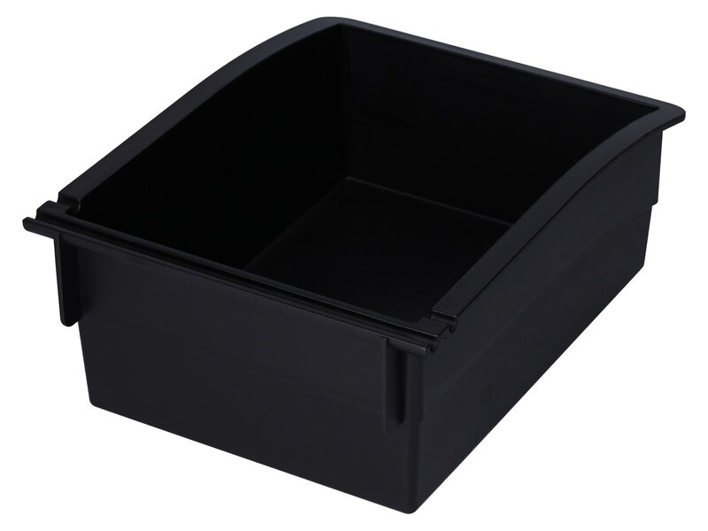 Bac de travail ESD, PS, noir, 180 x 130 x 79 mm #3