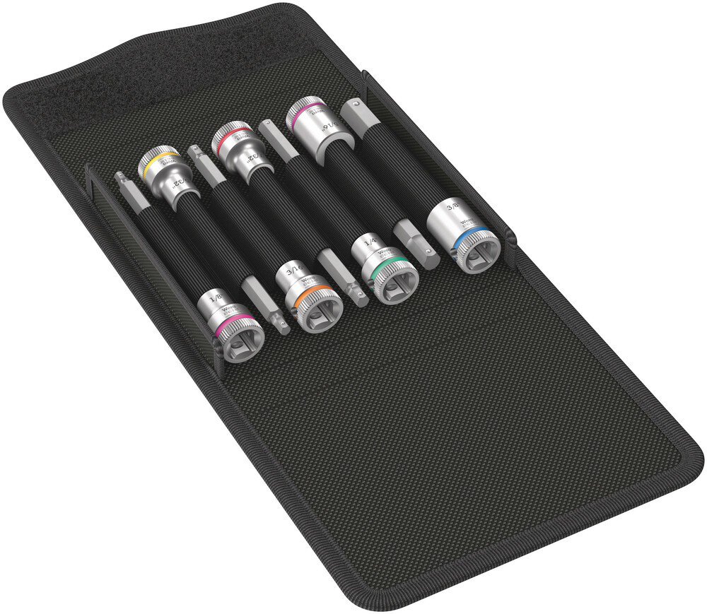 Bitnuss-Satz, mit 3/8"-Antrieb, mit Haltefunktion für Innensechskantschrauben, 7-teilig #zoom-1