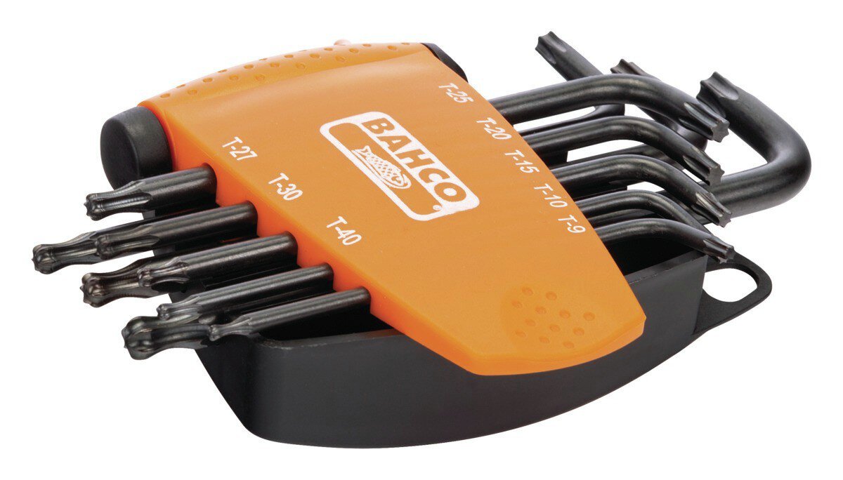 Offset screwdriver set with ball end, phosphated, for TORX® screws T9 to T40, 8 pieces #zoom-1
