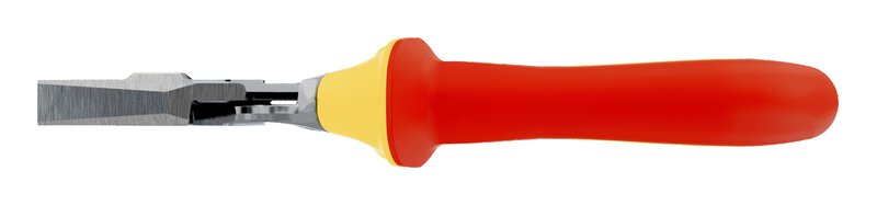 Reinforced Combination Pliers with Insulated Dual-Component Handles and Chrome Finish, VDE approved #4