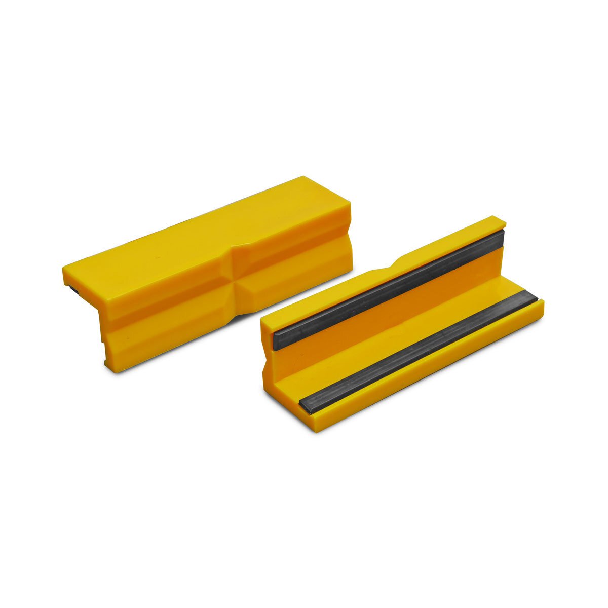 Schonbacken Kunststoff 125mm gelb, mit Magnetleiste (Paar) #zoom-1