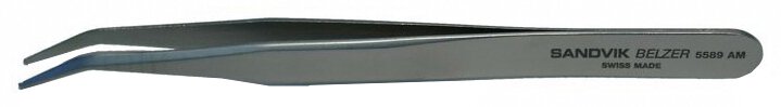 Pinzetta SMD, acciaio inossidabile, angolo di presa 30°, 120 mm #zoom-1