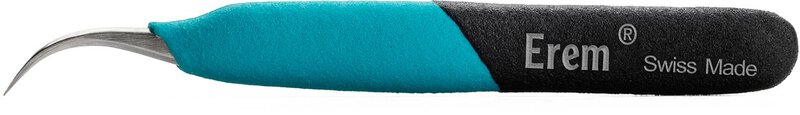 Ergonomische Präzisionspinzette mit gebogenen starken Spitzen #1