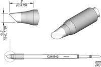 Lötspitze abgeschrägt, D: 3 mm, C245912 #thumbnail-1