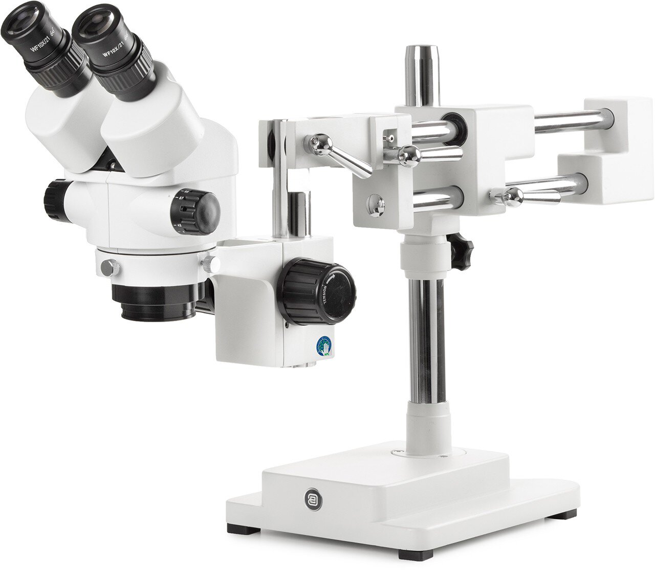 Stereomikroskop StereoBlue 1702-B, binokular, 0,5x - 5,5x Zoom, Doppelarmstativ #zoom-1