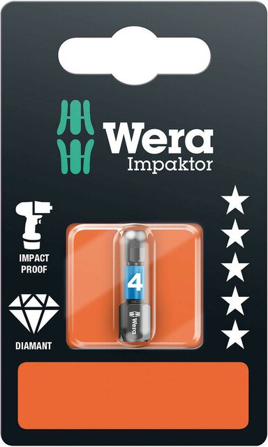 Końcówka nasadowa sześciokątna 840/1 IMP DC SB Impactor, 25 mm, różne rozmiary