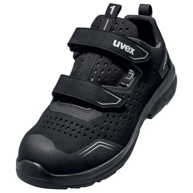 1 sport Sicherheitsschuh S1PS Sandale, schwarz