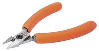 Pince coupante diagonale compacte avec poignées en PVC orange 115 mm, emballage industriel #thumbnail-1