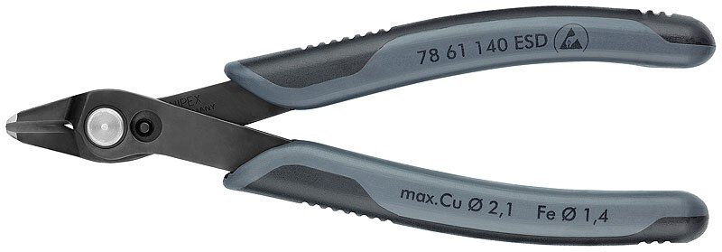ESD Electronic-Super-Knips XL, side cutter for fiberglass, 140 mm #zoom-1