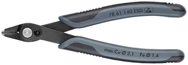 ESD Electronic-Super-Knips XL, side cutter for fiberglass, 140 mm