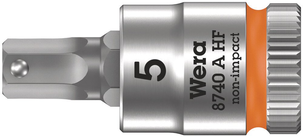 Presa per bit con attacco da 1/4", con funzione di supporto per viti ad esagono cavo, 5 x 28 mm #zoom-1