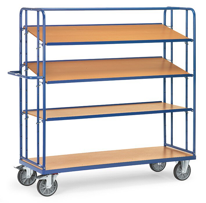 Shelf trolley with 4 shelves loading area 1650 x 610 mm  #zoom-1
