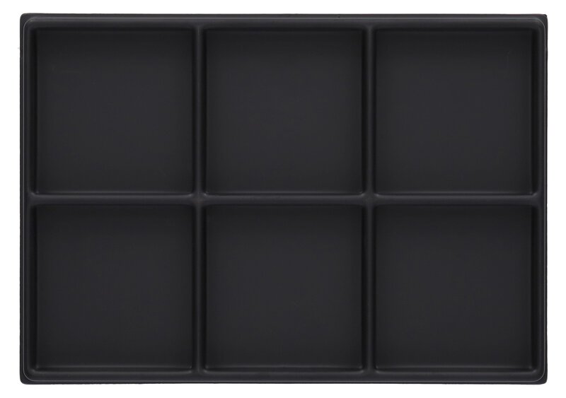 ESD Einlage für Sortimentskasten 210, 6 Fächer à 64 x 66 mm #1