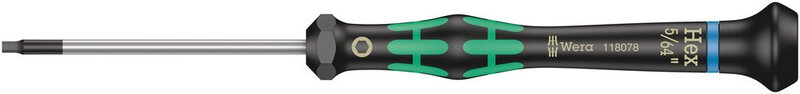 Electronic hex screwdriver, 5/64" x 60 mm #1