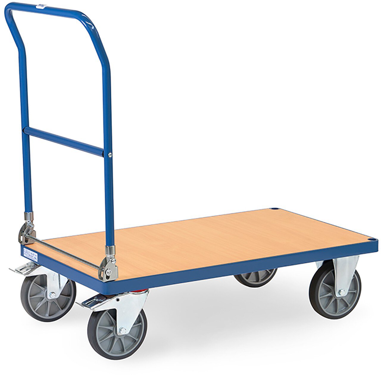 Klappwagen, Tragkraft 600kg, Schiebebügel klappbar, 1000x600mm #zoom-1