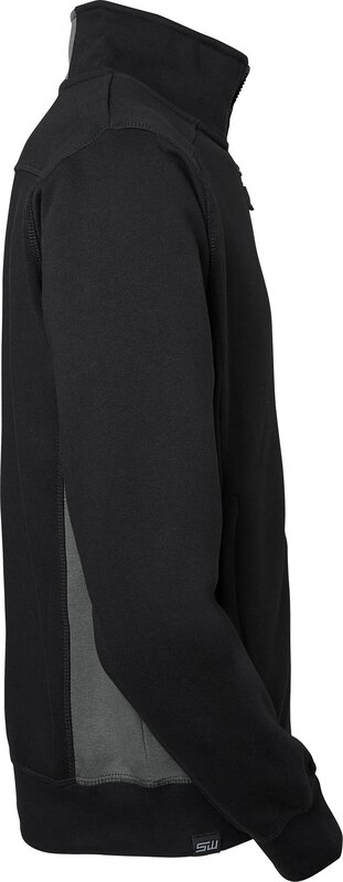 Lincoln Full-Zip Sweatshirt, Herren, schwarz/grau., S #2