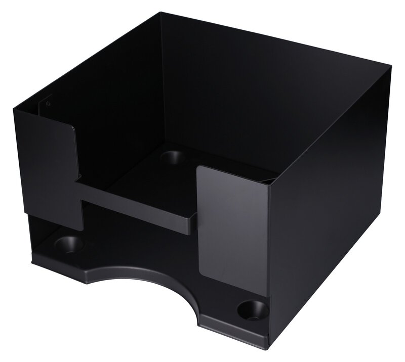 Support de bobines ESD pour stockage à plat de bobines CMS jusqu'à Ø 380mm, noir, 390 x 373 x 250 mm #1