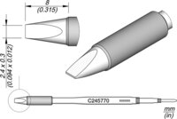 Lötspitze meißelförmig, 2,4 x 0,3 mm HT, C245770 #thumbnail-1