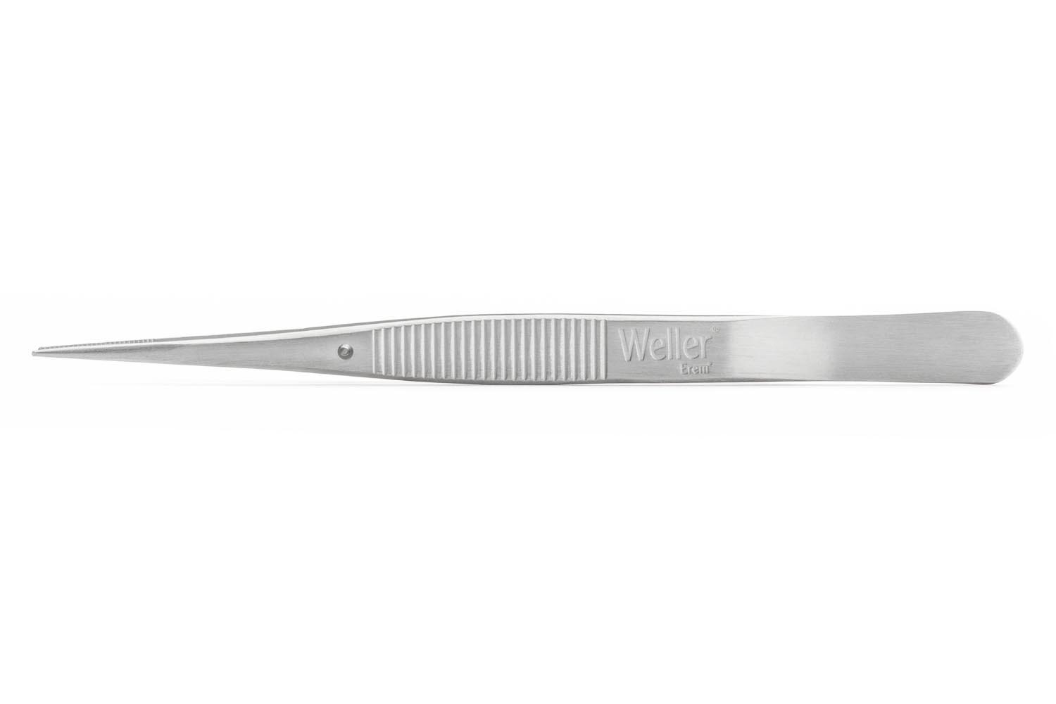 20AS Precision tweezers, fine, straight, inside serrated tips , 108 mm #zoom-1