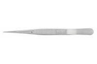 20AS Precision tweezers, fine, straight, inside serrated tips , 108 mm #thumbnail-1