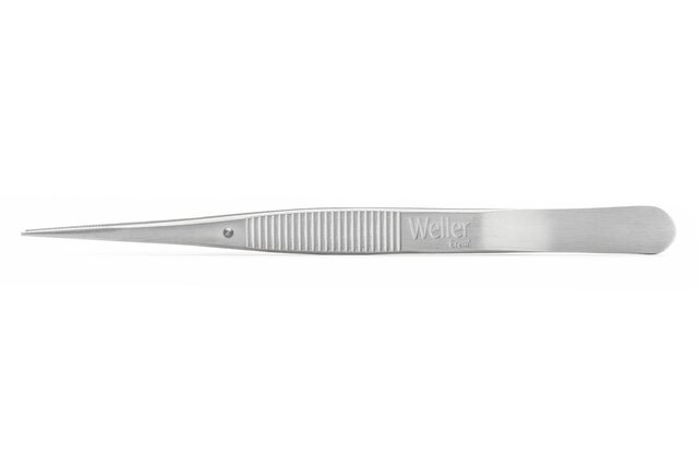 20AS Precision tweezers, fine, straight, inside serrated tips , 108 mm