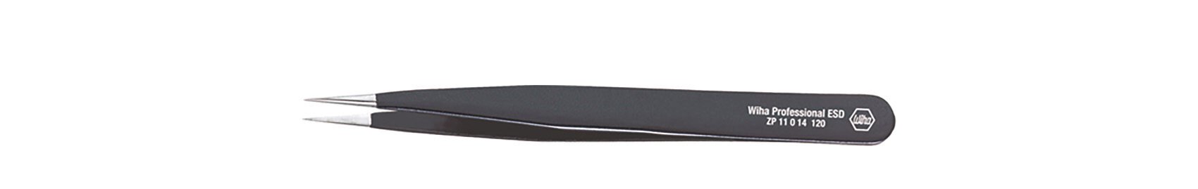 Precision tweezers Professional ESD Type 00 (32327) 120 mm #zoom-1
