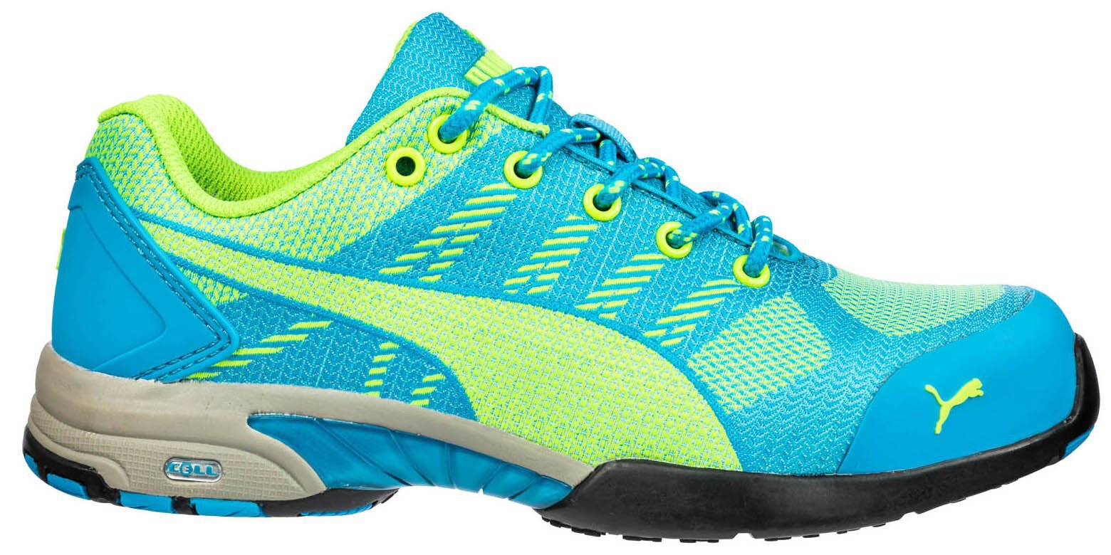 Safety shoes S1P, ladies, PUMA SAFETY, CELERITY KNIT BLUE LOW, blue #zoom-1