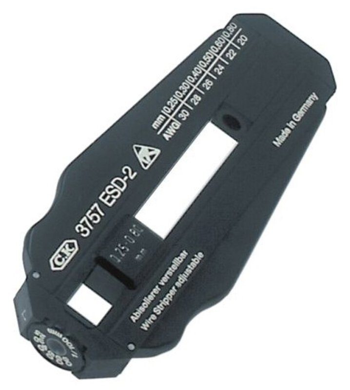 ESD precision stripper, adjustable 0.25 - 0.80 mm, 98 mm