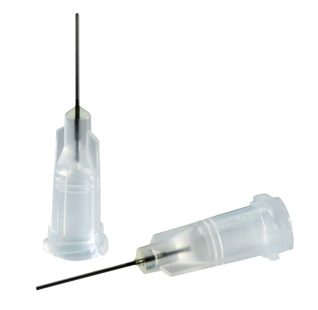 Aiguille de dosage, transparente, 0,5", droite