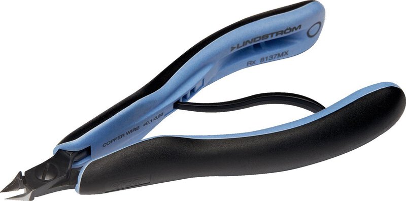 Pince coupante diagonale de précision ERGO ESD, tête pointue et aplatie, XS Flush #1