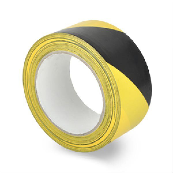 WT-5160 Warnmarkierungsband gelb/schwarz 75mm x 33m #zoom-1