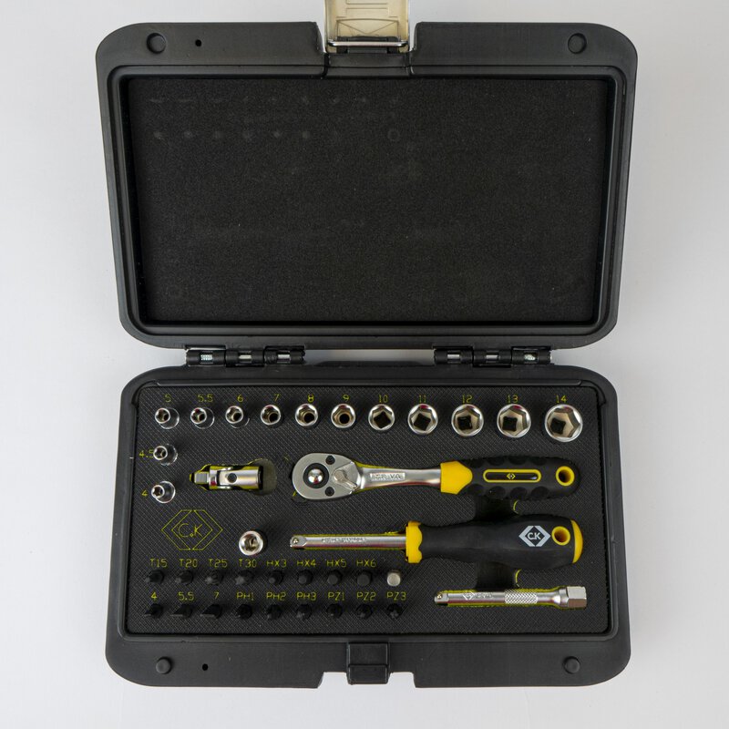 Socket and bit set, 1/4", 36 pieces #2