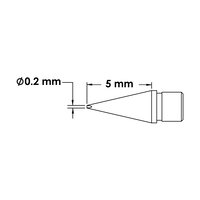 MicroFine Lötspitze meißelförmig, 0.2x5mm, 800 Serie #thumbnail-3