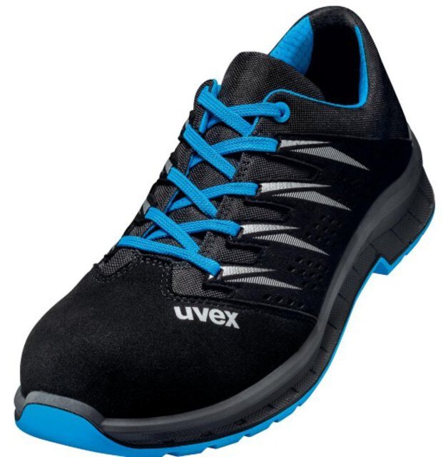 Halbschuh 69378 blau/schwarz S1 PU/PU W12