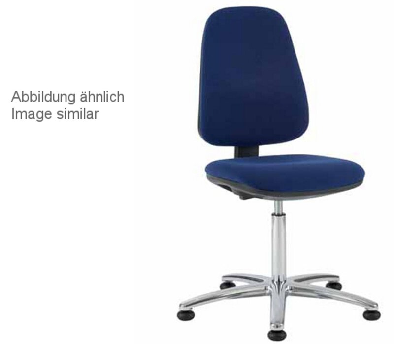 ESD Chair PROFESSIONAL, with glides, fabric anthracite, 600 - 850 mm