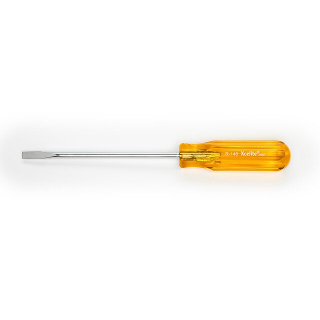 Weller Xcelite 1/4" x 6" slotted screwdriver with round blade